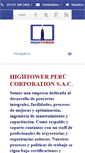 Mobile Screenshot of hightowerperu.com